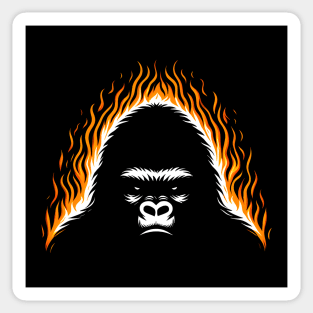 Inferno Ape Tee Sticker